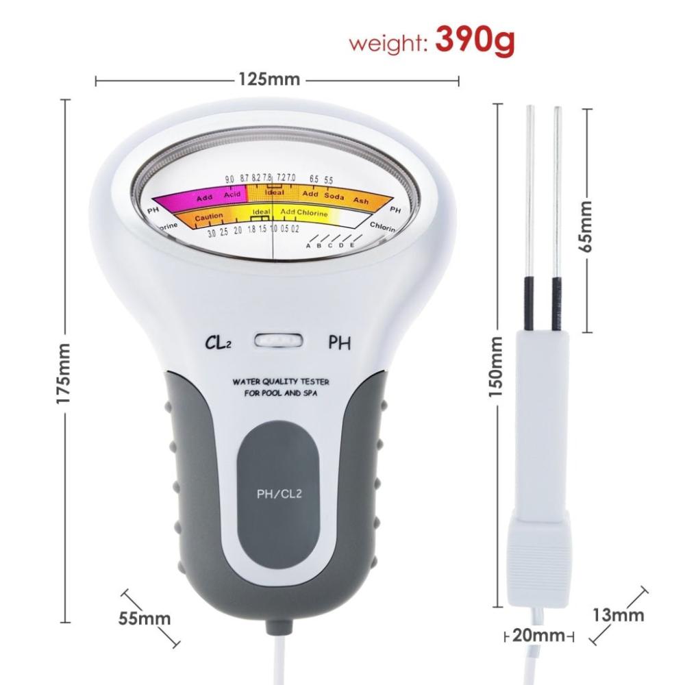 pH Meter - PHM-203 DG.Chlorine.Tester