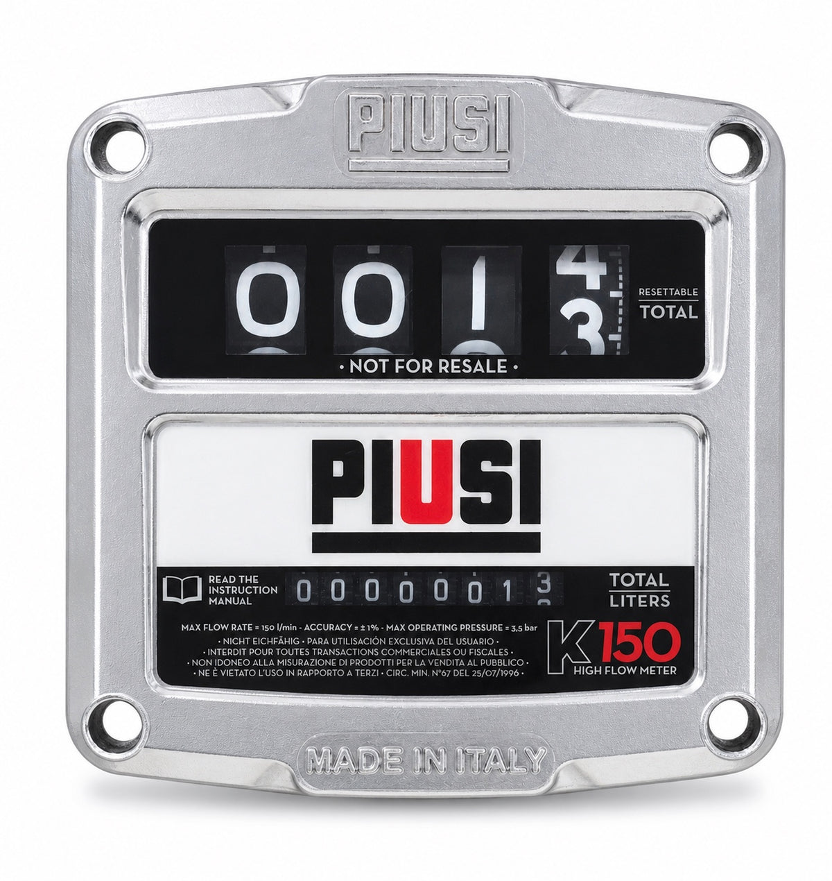 K150 ATEX Mechanical Flow Meter for Fuel