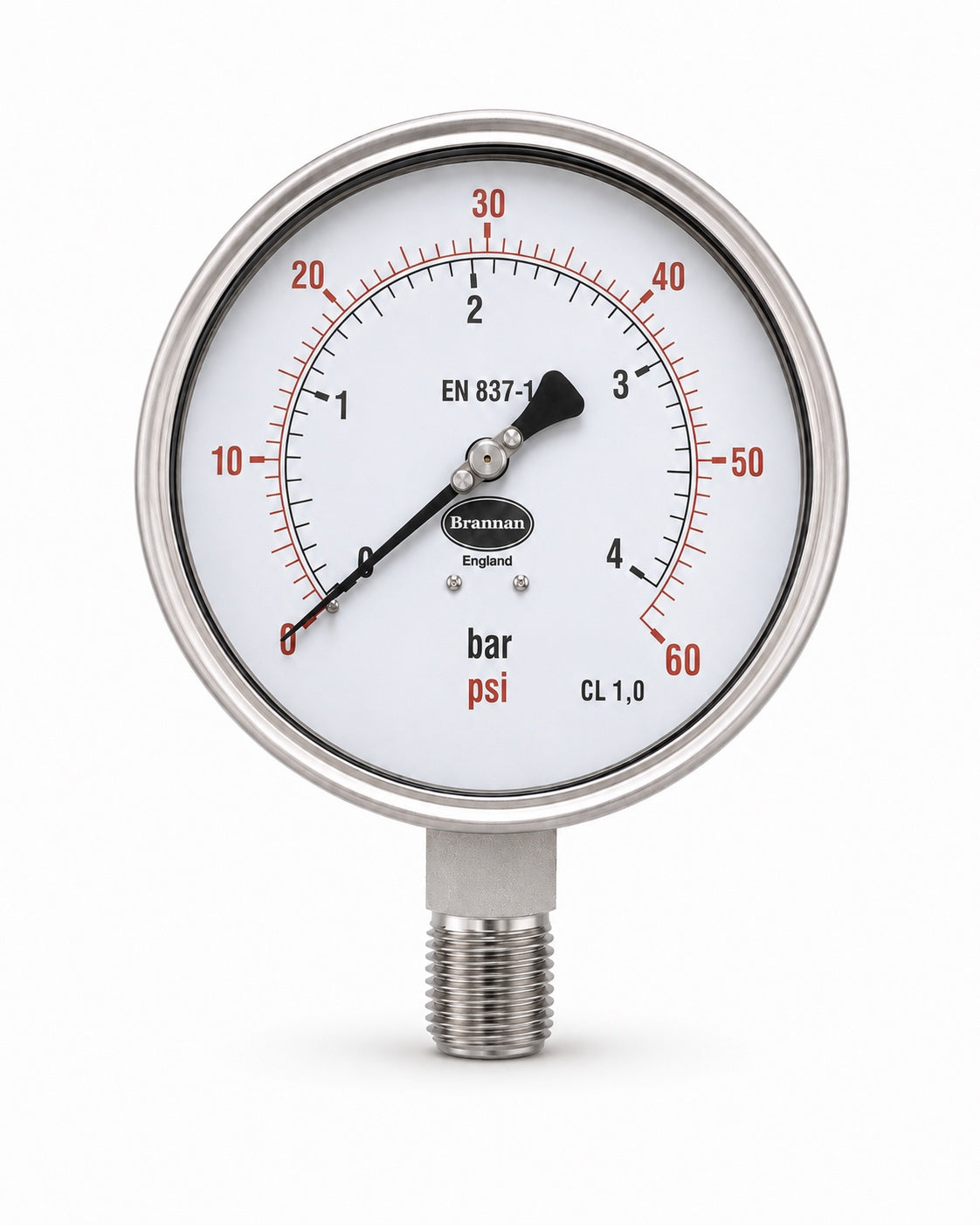 150mm Stainless Steel Fillable Pressure Gauge