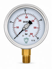 Liquid-Filled Industrial Pressure Gauge – PG.IT100.023.1.2.GLO