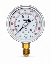 Liquid-Filled Industrial Pressure Gauge – PG.IT100.025.1.1.GLO