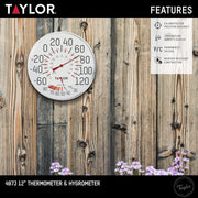 Taylor - Thermo-Hygrometer - TAYLOR.WALL.THERM